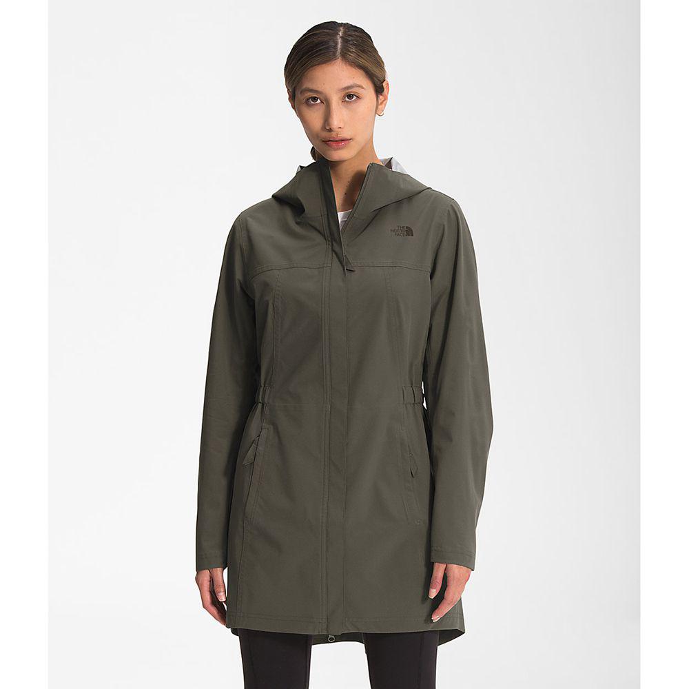 The North Face Allproof Stretch Parka Γυναικεια Αδιάβροχα Μπουφάν - Πρασινο (RZPU94710)